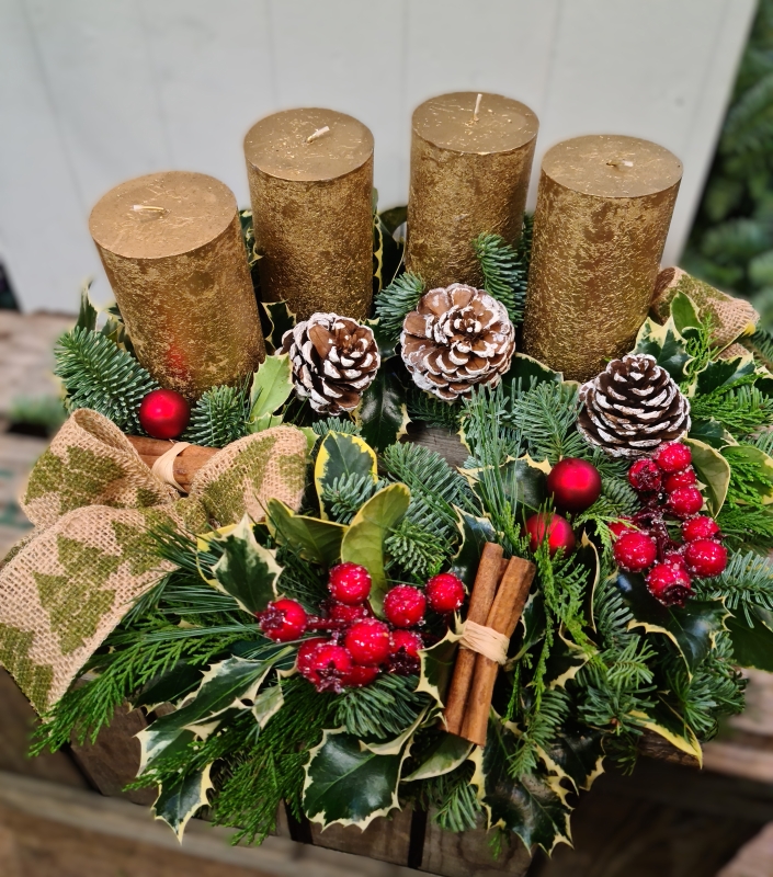 Christmas Floral Centrepiece 
